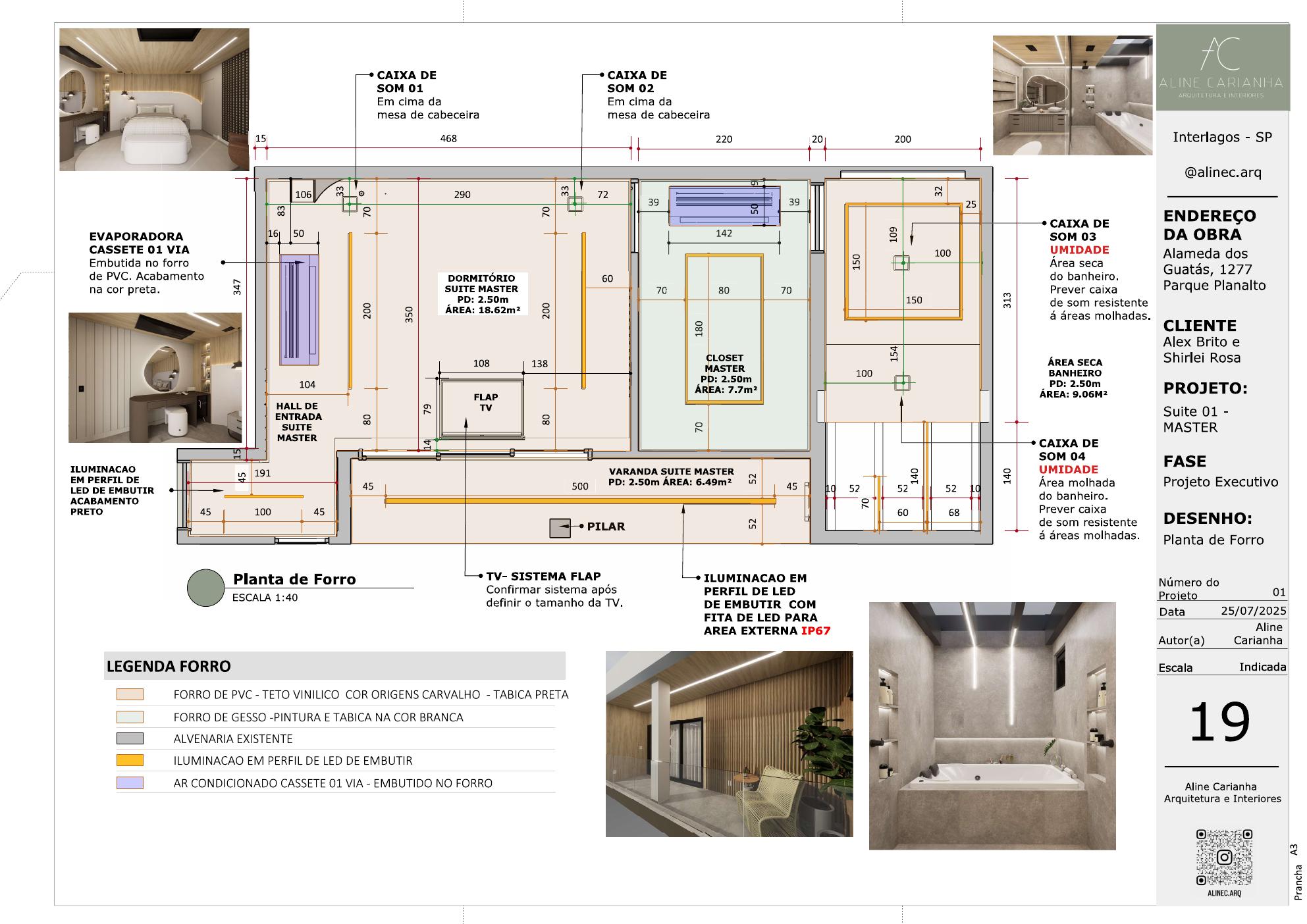 Residência Alex & Shirlei — Detalhamento de banheiro